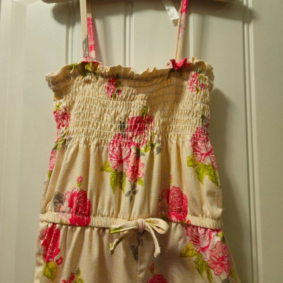 Sale 🎉🥳 4/$25 or $10 Limited Too Pink Floral Romper Size Small or 4 - Picture 1 of 5